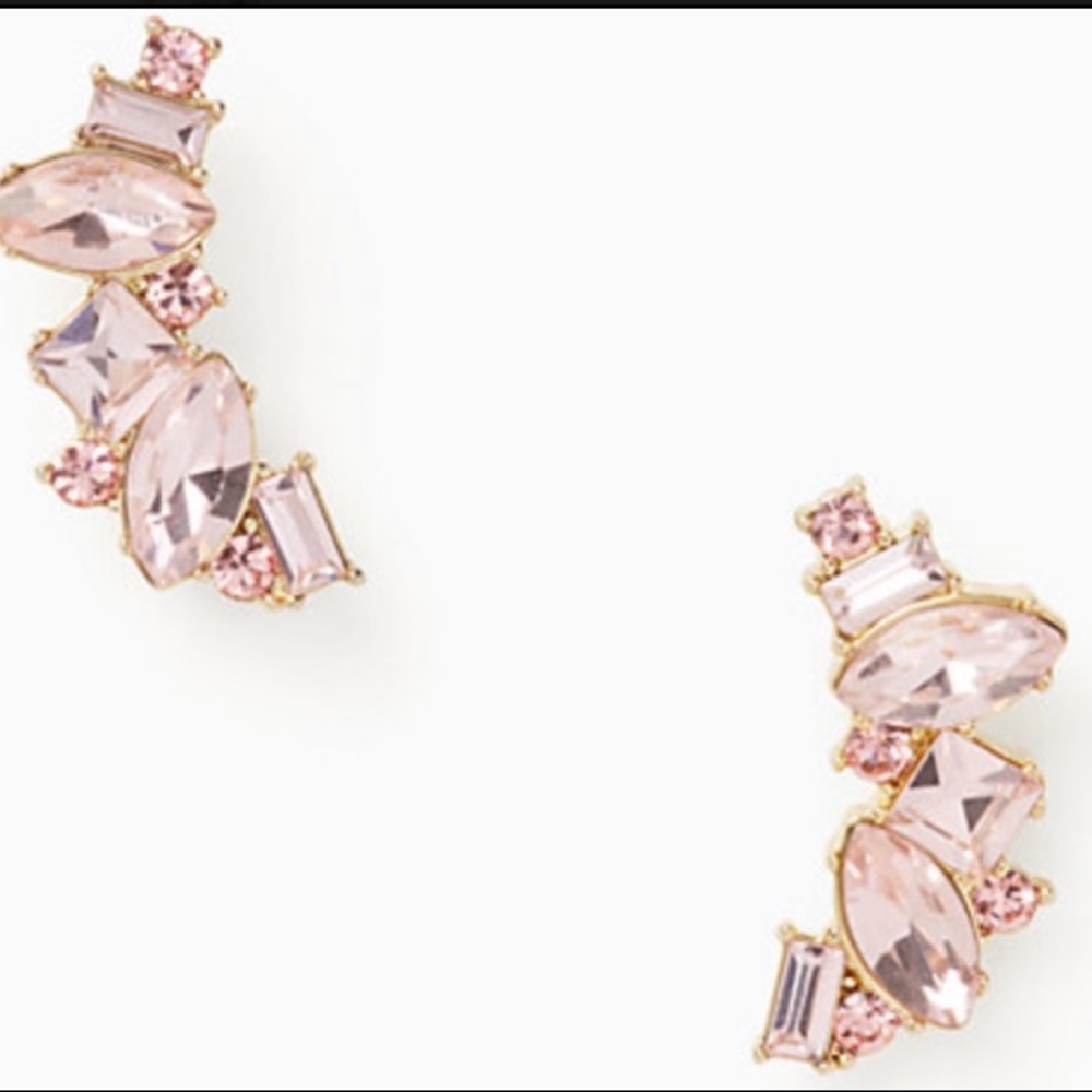 Kate Spade Ear Climber Earrings 💕 - Light Pink